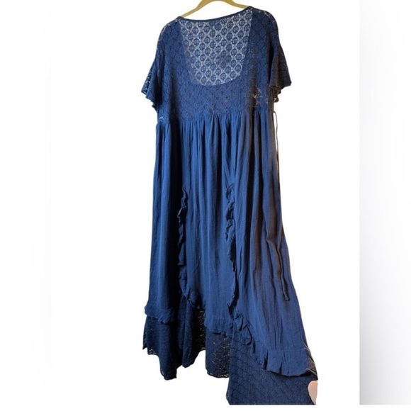 NWT! $108 Free People Bring the Romance Handkerchief Boho Maxi Dress Size M - Picture 6 of 10
